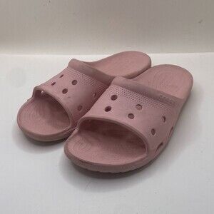 Womens Crocs Classic Slide Pink Size 10 Iconic Comfort Sandals